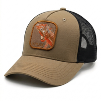 Tan & Black "Outlaw" Iguana Trucker Hat