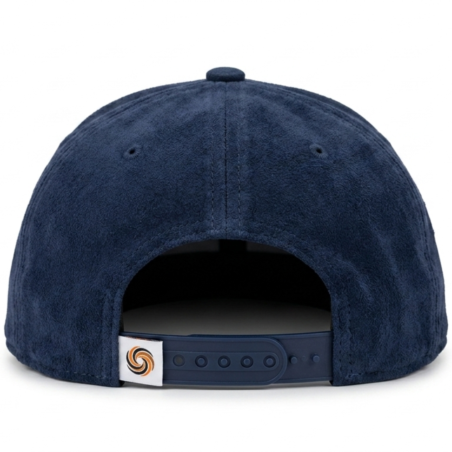 Navy Suede "Outlaw" Iguana Patch Baseball Cap
