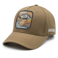Khaki "Mamba" Snake Patch Baseball Cap