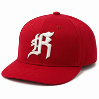 Red & Charcoal HATGOODS Embroidered Baseball Cap
