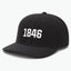 Black 1846 Embroidered Baseball Cap