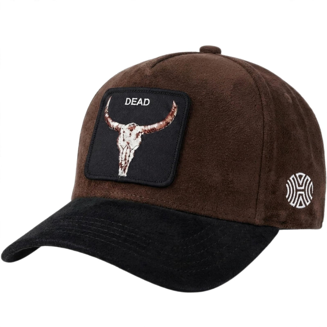 Brown Hatgoods Bull Patch Suede