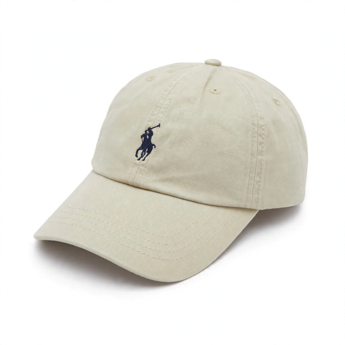Polo Ralph Lauren Beige Navy Pony Cap