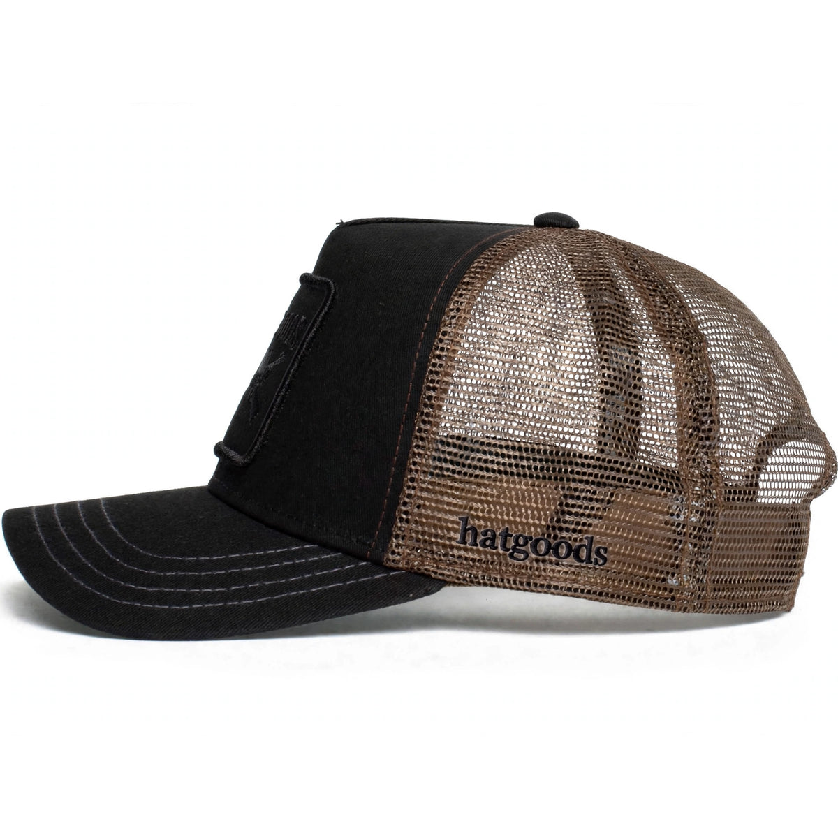 Black Hatgoods Patch Trucker