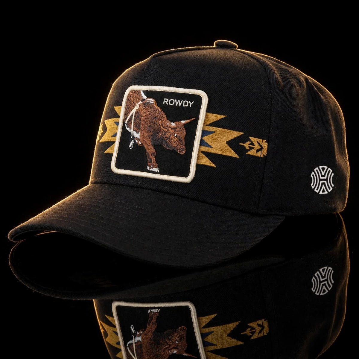 Black Hatgoods Rowdy Bull Patch