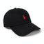 Polo Ralph Lauren Black Red Pony Logo Baseball Cap