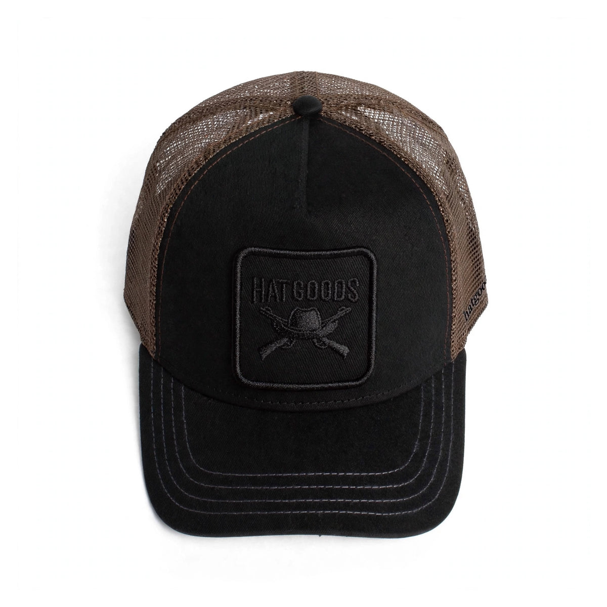 Black Hatgoods Patch Trucker