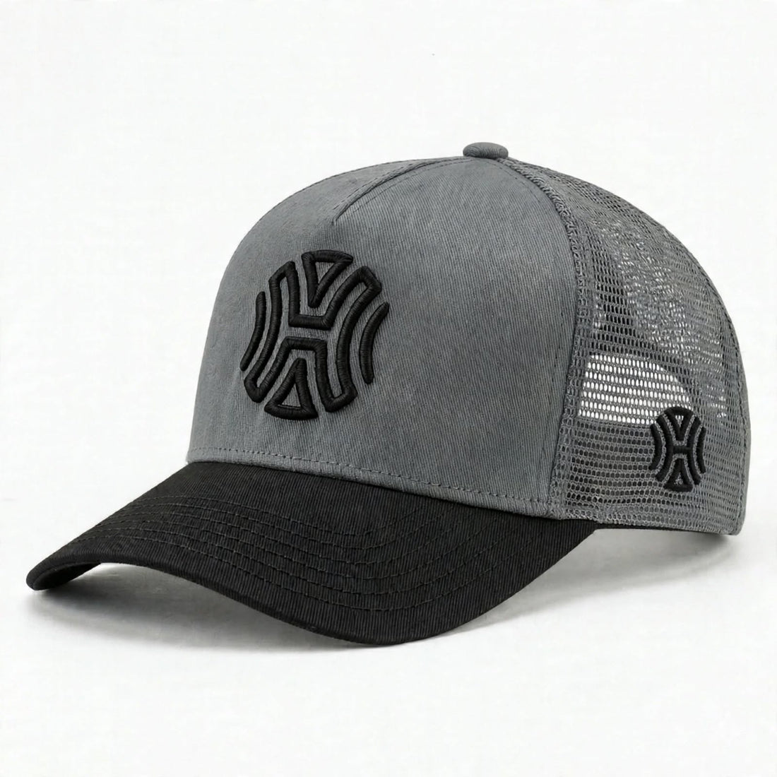 Hatgoods Trucker Hat - Black And Grey
