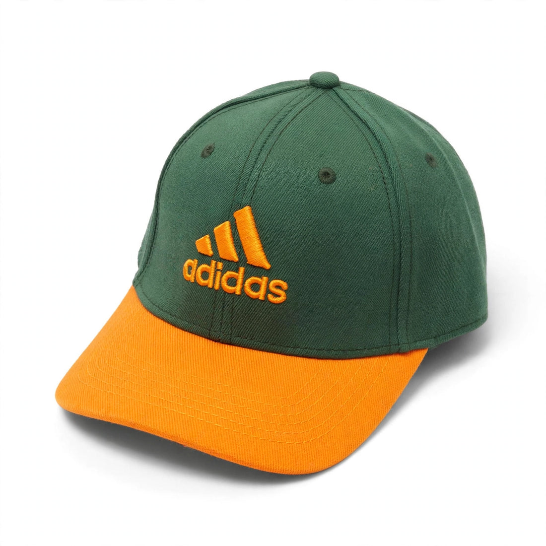 Dark Green Adidas Orange Visor