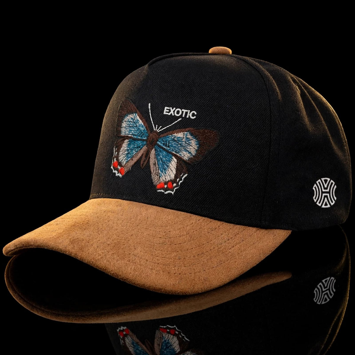 Black Hatgoods Exotic Butterfly