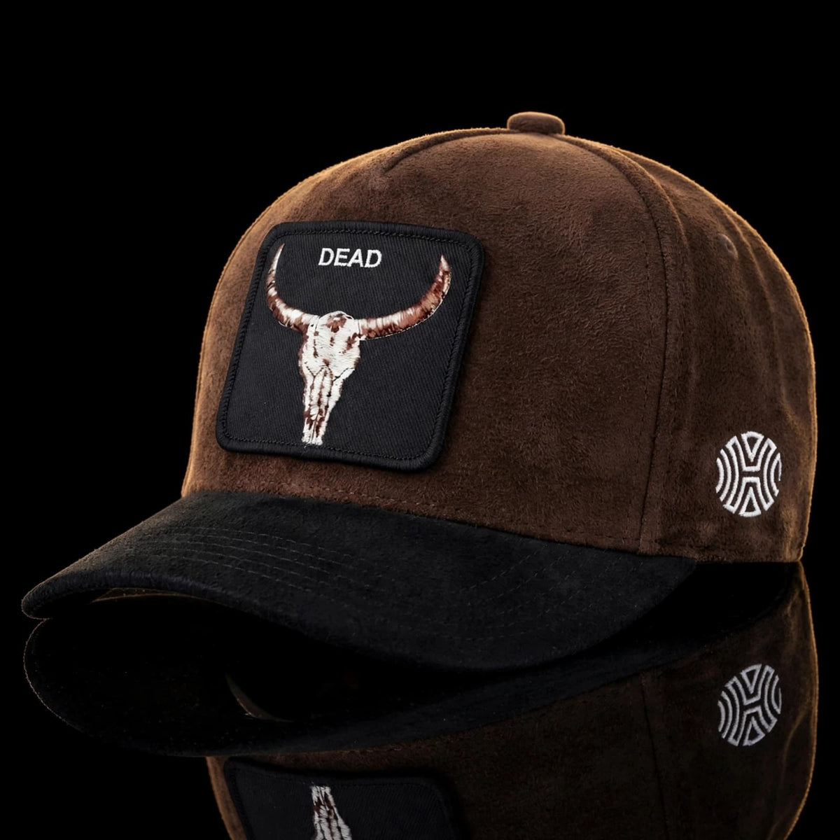 Brown Hatgoods Bull Patch Suede