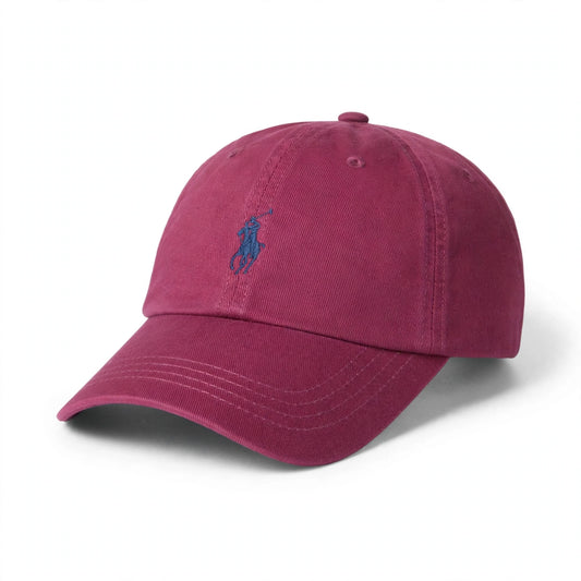 Polo Ralph Lauren Magenta Berry Navy Pony Cap