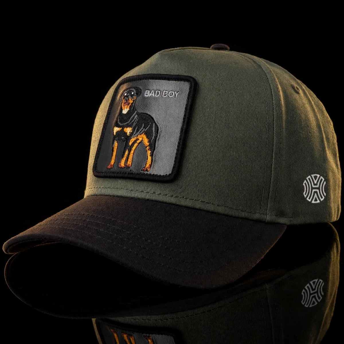 Olive Hatgoods Bad Boy Patch