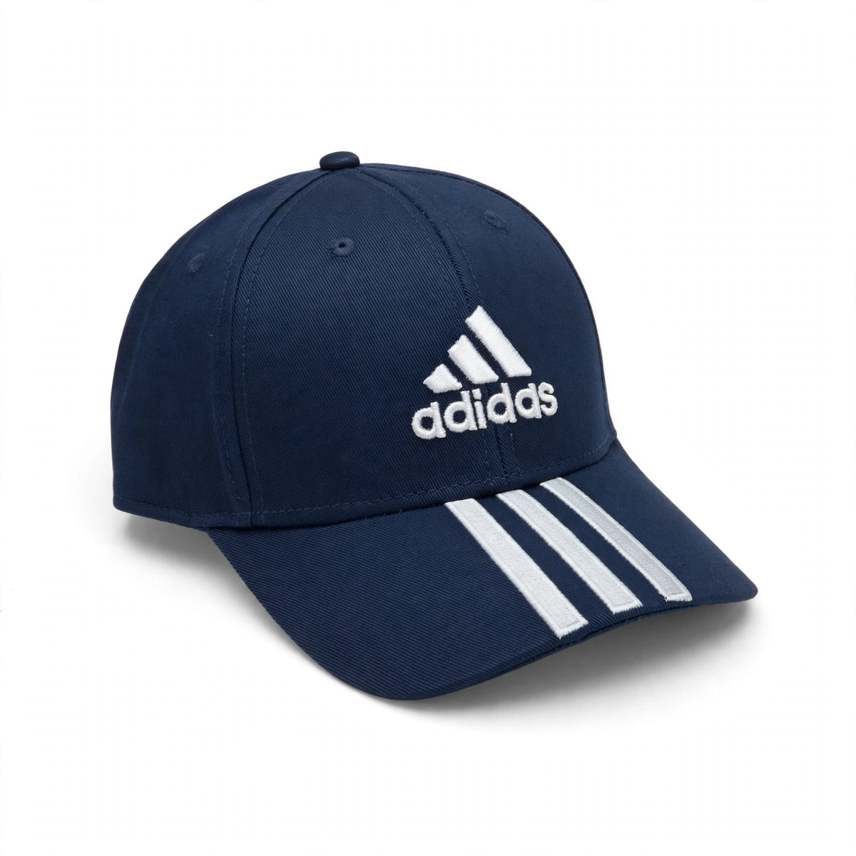 Adidas Navy Blue 3-Stripes Cap