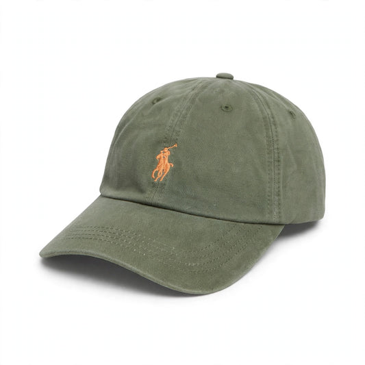 Polo Ralph Lauren Olive Green Pony Embroidered Cap