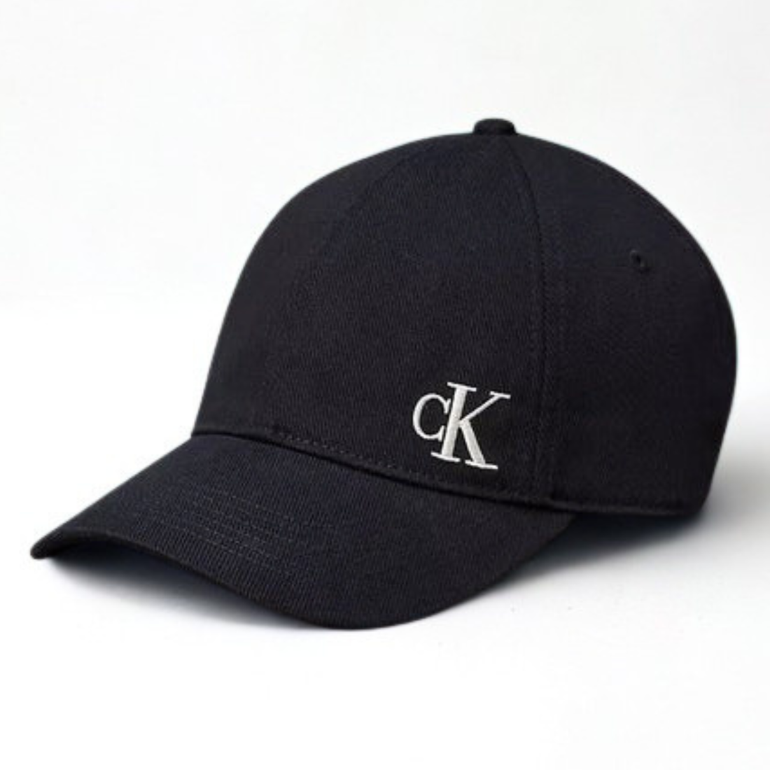 Calvin Klein Black Baseball Cap with Side Logo