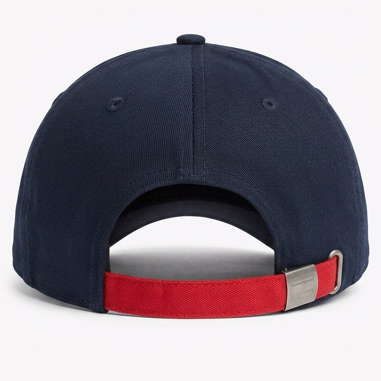Tommy Hilfiger Navy Blue And Red Brim Flag