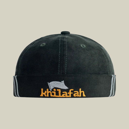Khilafah Suede Brimless Docker Cap