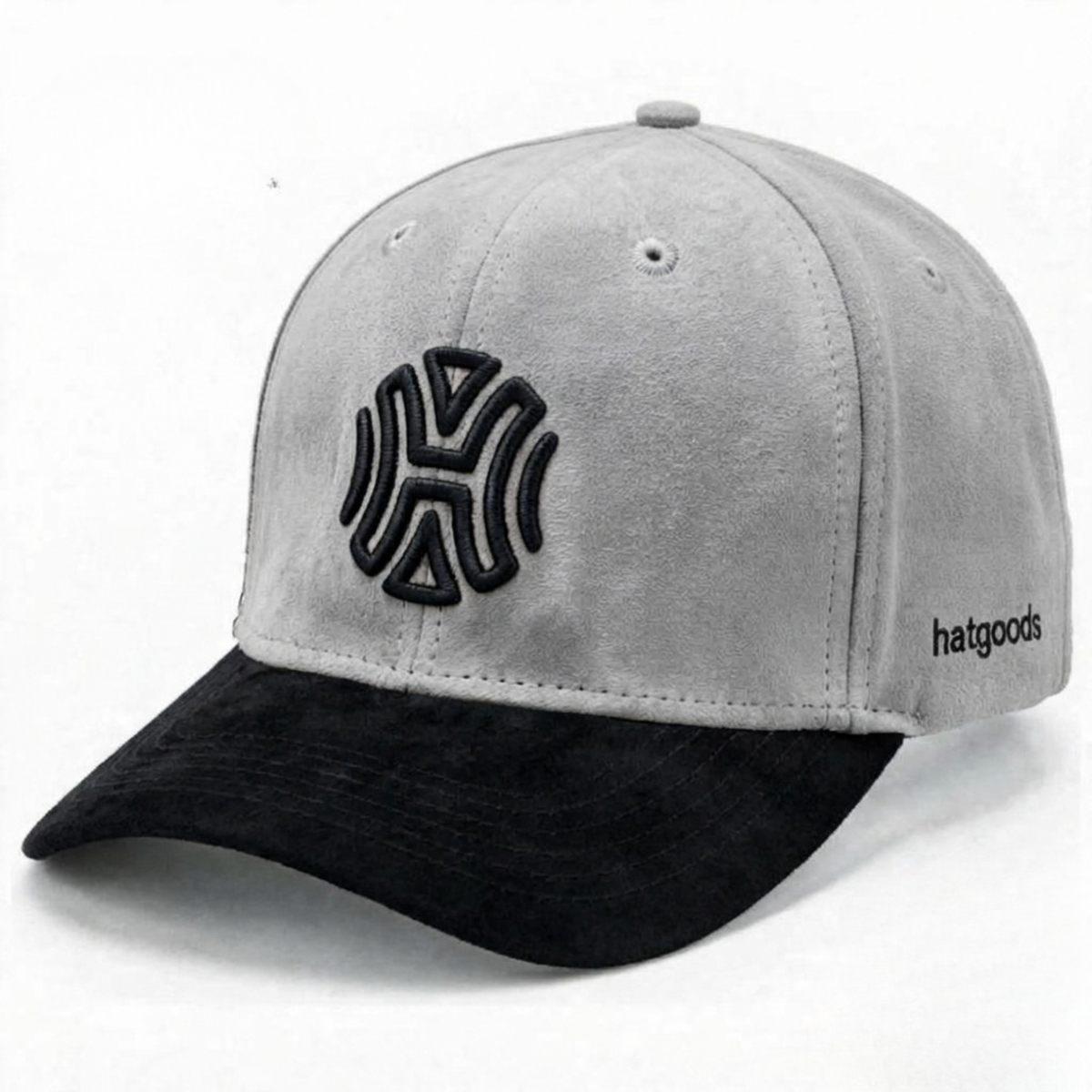 Hatgoods Hat Suede - Grey & Cream