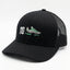 Black Mesh Trucker Hat – "110" Green Edition Embroidery