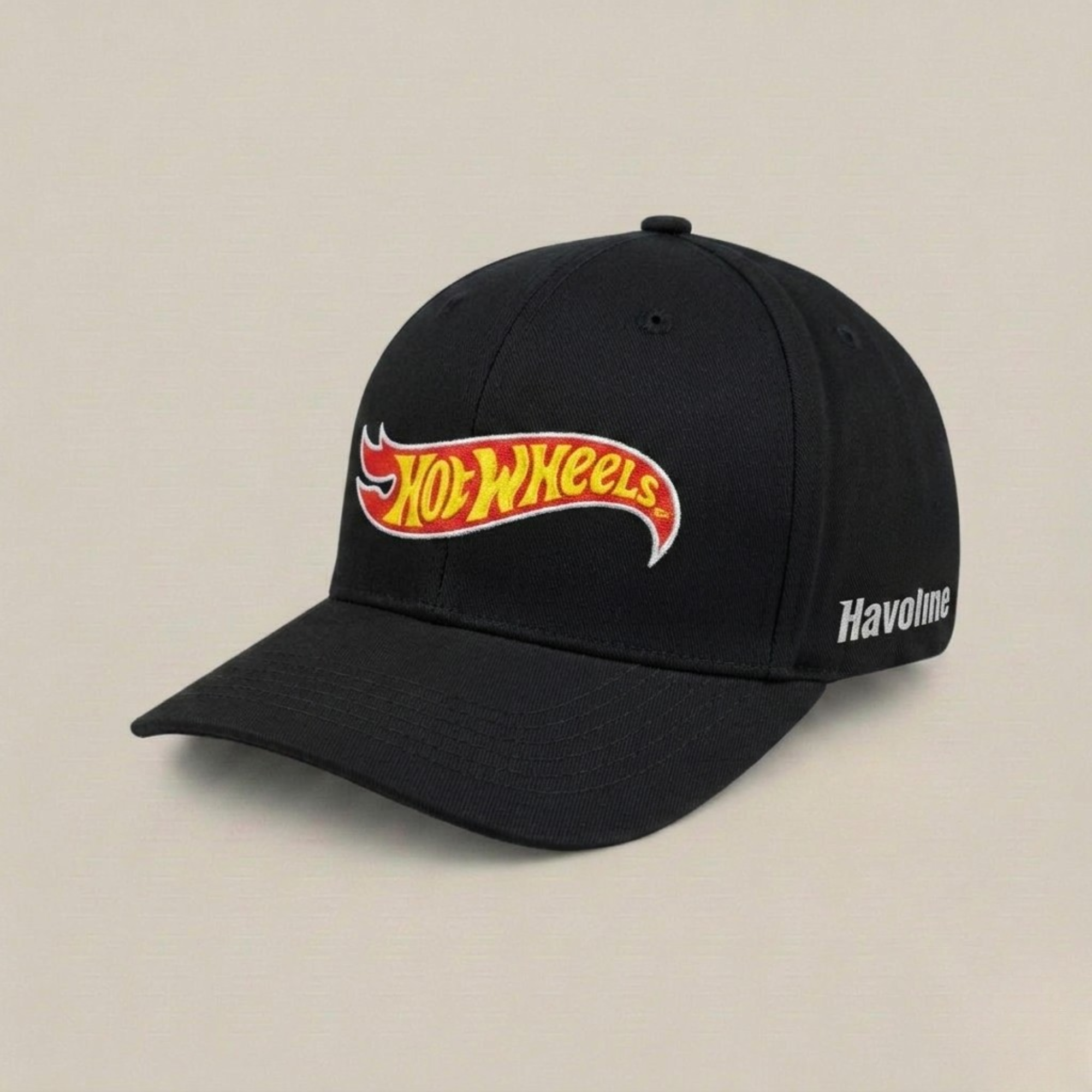 Hot Wheels Havoline Black Baseball Cap
