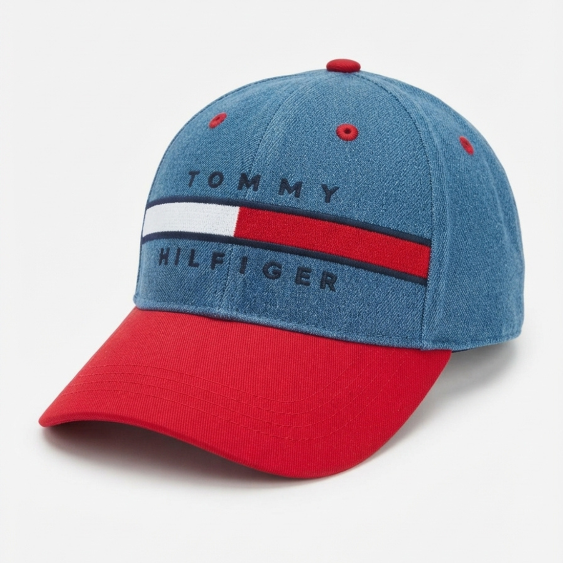 Tommy Hilfiger Jeans And Red Brim