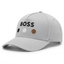 BOSS Embroidered Grey Baseball Cap