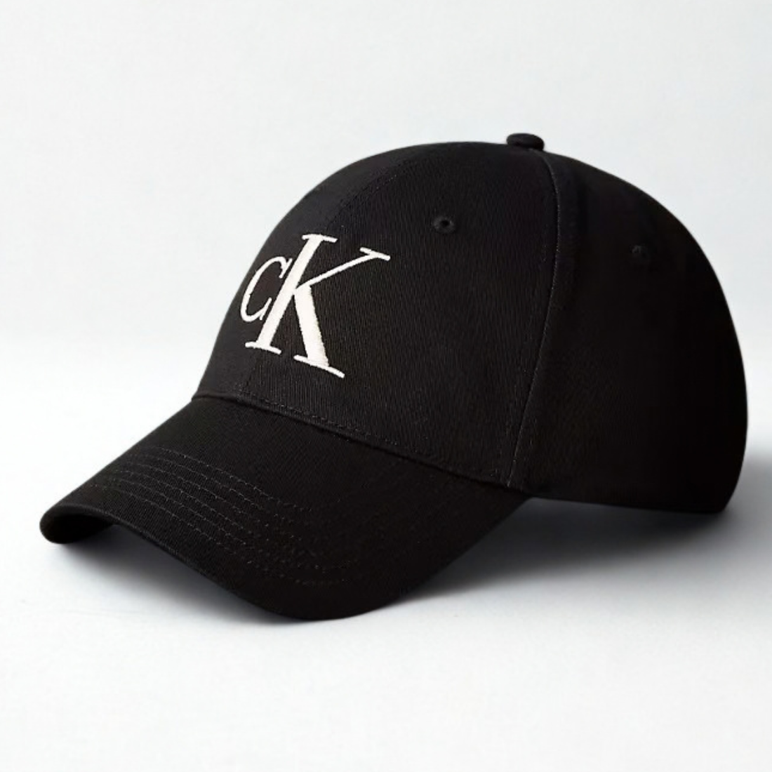 Calvin Klein Black Baseball Cap with Front Logo