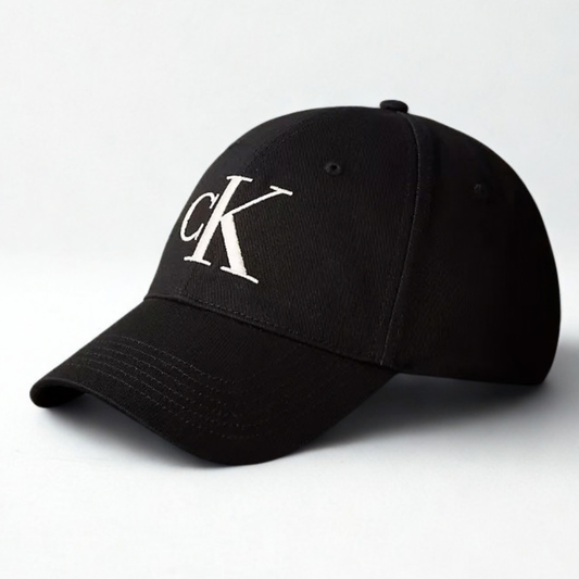 Calvin Klein Black Baseball Cap with Front Logo