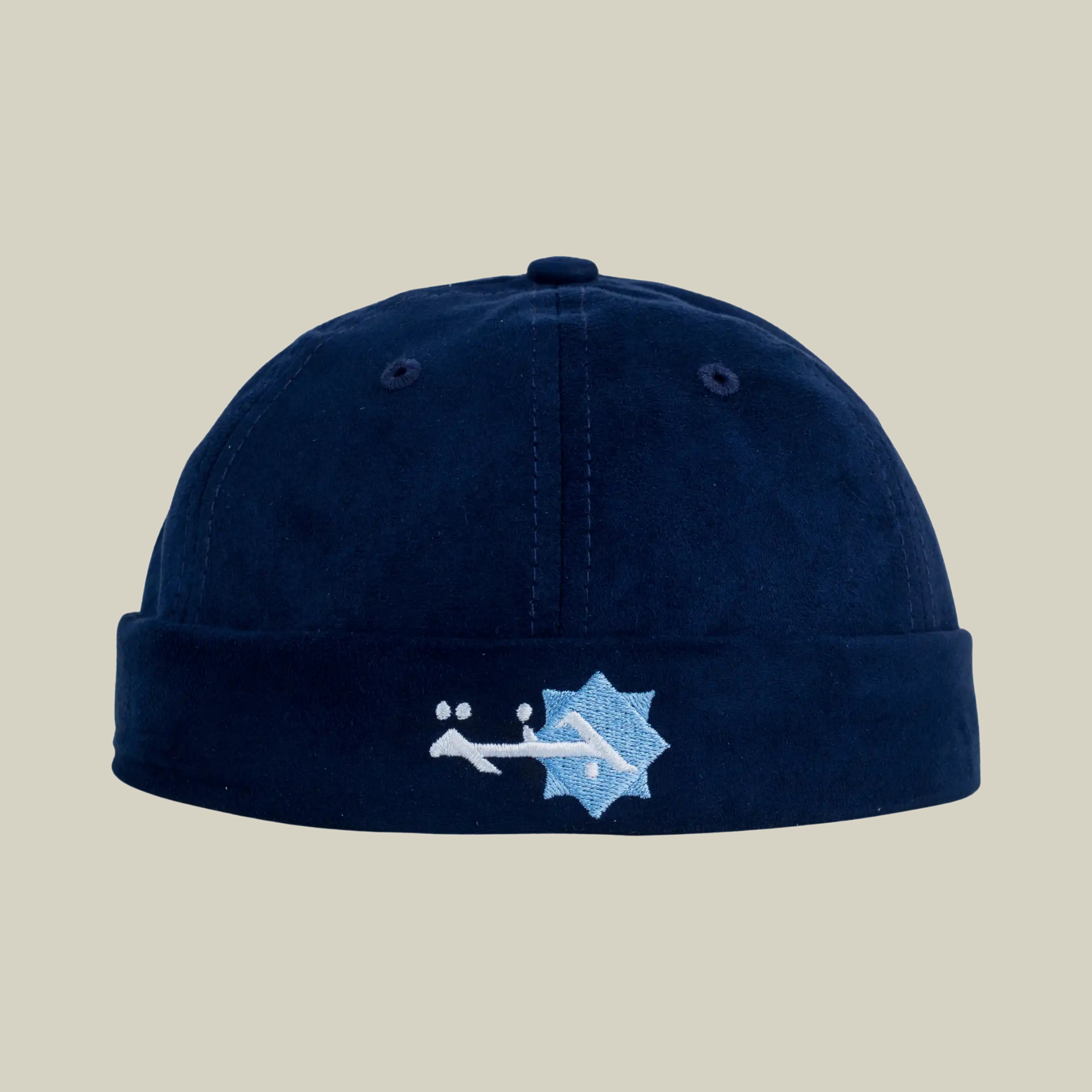Navy – Light Blue Embroidery Miki