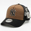 Brown Yankees Trucker Hat