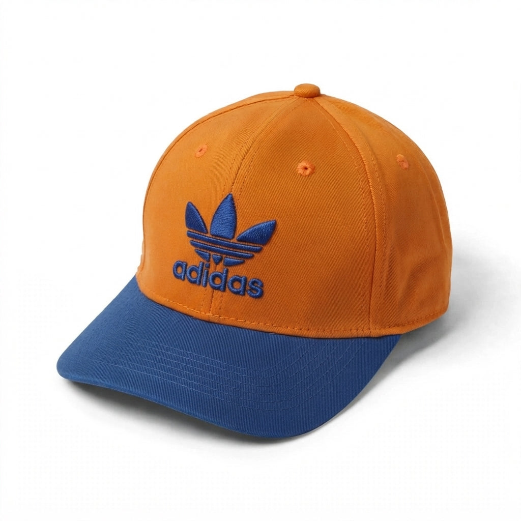 Orange Adidas Trefoil