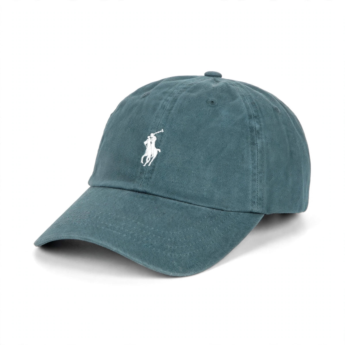 Polo Ralph Lauren Slate Teal White Pony Cap