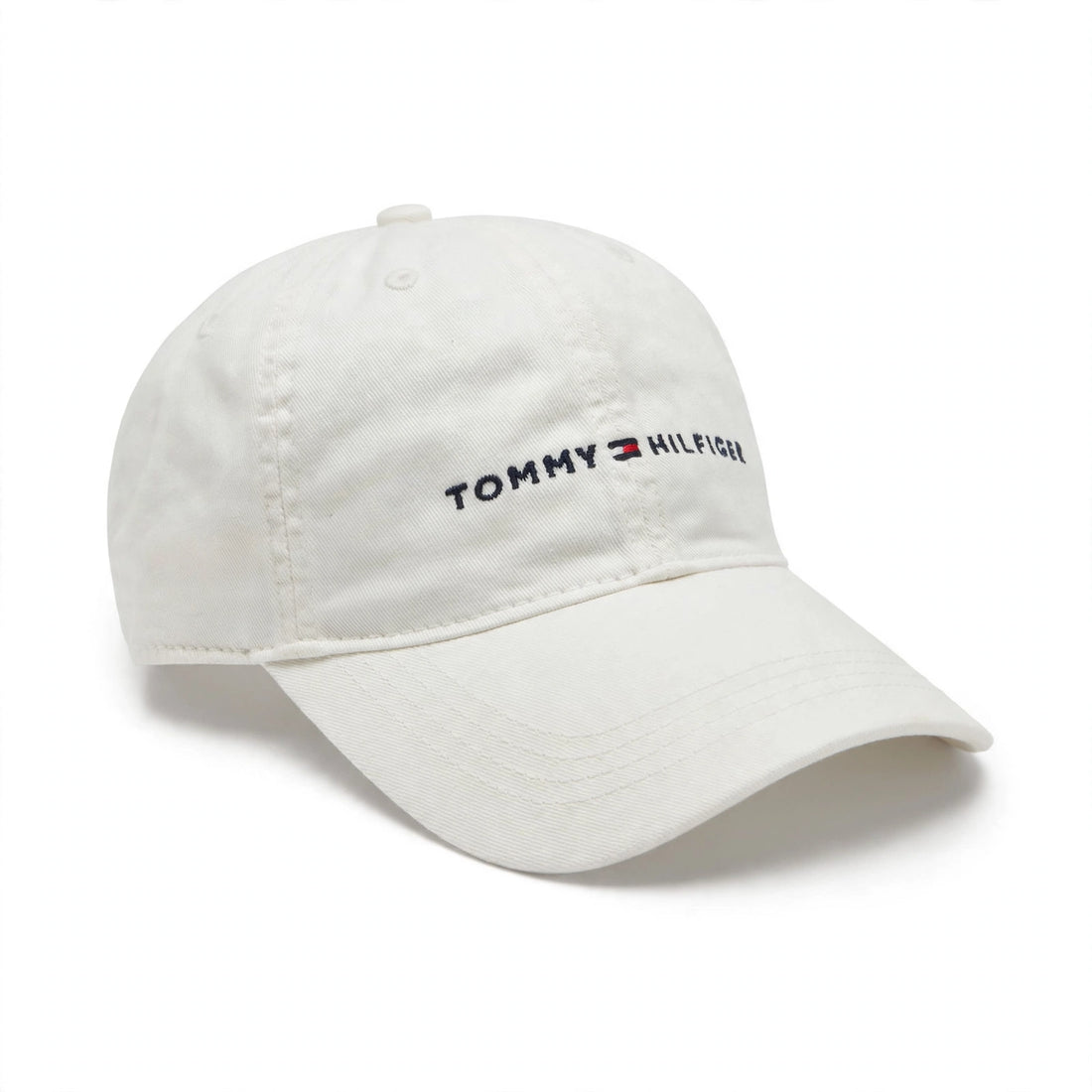 Tommy Hilfiger White Classic Embroidered Logo Cap