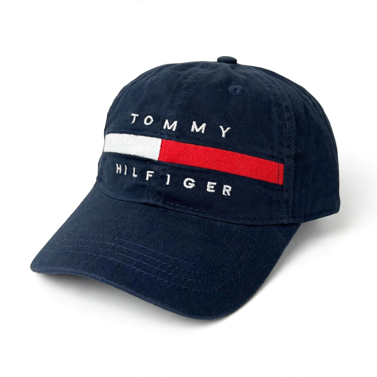 Tommy Hilfiger Navy Blue Flag Logo Baseball Cap