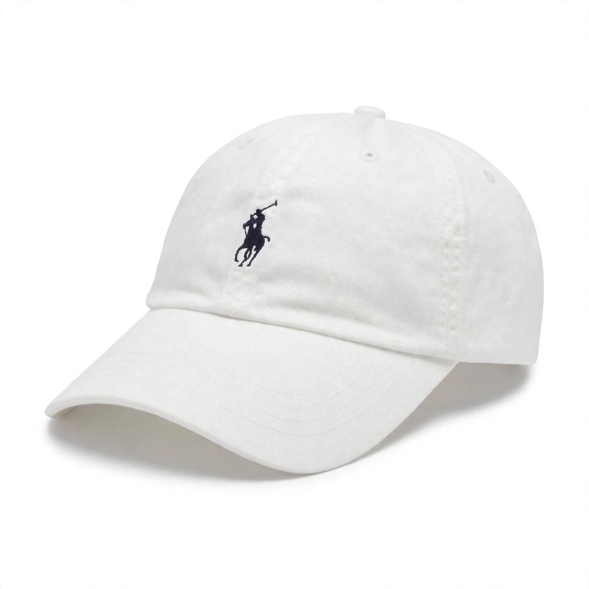Polo Ralph Lauren White Pony Embroidered Cap
